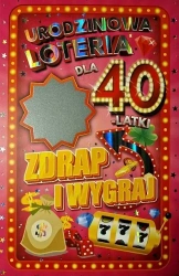 Karnet Urodziny 40 damskie - YEKU