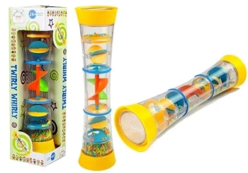 Grzechotka labirynt z kulkami Twirly - Leantoys