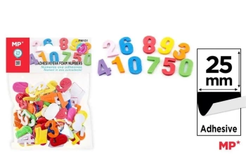 Naklejki z pianki EVA literki duże - MP Main Paper