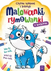 Malowanki rymowanki z kotkiem. Czytam sylabami... - Bogusław Michalec