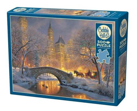 Puzzle 500 Zima w parku G3 - Cobble Hill