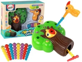 Gra zręcznościowa magnetyczna Złap robaczka - Leantoys