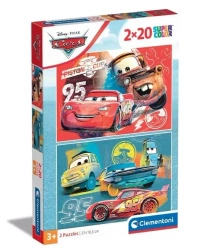 Puzzle 2x20 Super Kolor Cars - Clementoni