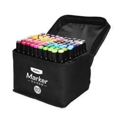 Marker artystyczny alkoholowy dwustronny 80k