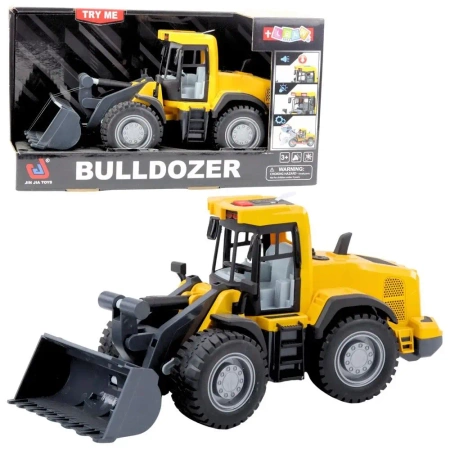 Buldożer koparka ruchoma światło dźwięk - Leantoys