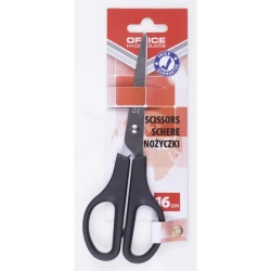 Nożyczki biurowe Office Products klasyczne czarne 16cm