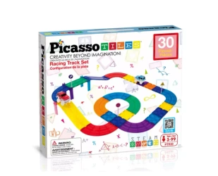 Tor magnetyczny samochodowy Picasso Tiles klocki magnetyczne 30 elem duży