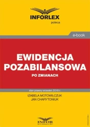 eBook Ewidencja pozabilansowa po zmianach - Izabela Motowilczuk