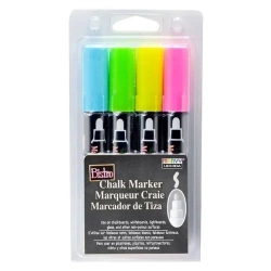 Markery kredowe Bistro Chalk Marker 4 kolory - Marvy