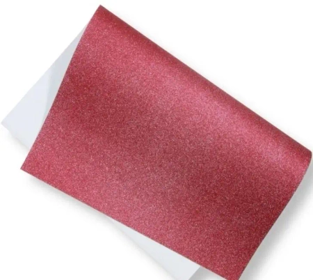 Brystol brokatowy 200g 40x60cm czerwony 5ark - Polsirhurt
