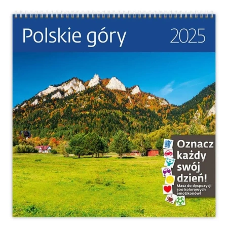 Kalendarz 2025 30x30 Polskie Góry - Helma