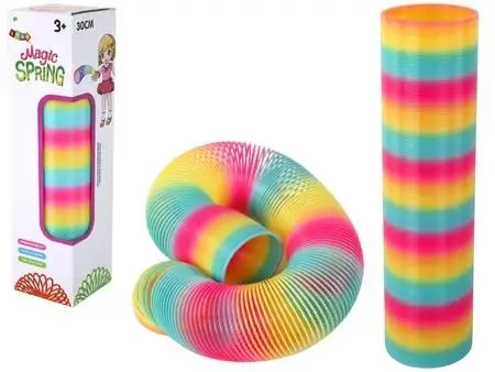 Sprężyna kolorowa 30cm - Leantoys