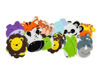 Naklejki z pianki ZOO 36szt - Brewis