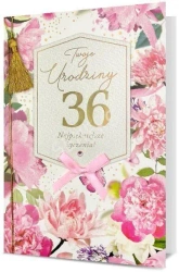 Karnet B6 Urodziny (wymienne cyfry) - Pan Dragon