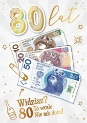 Karnet Urodziny 80 - Armin Style