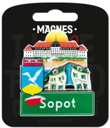 Magnes I love Poland Sopot ILP-MAG-C-SOP-26 - Pan Dragon