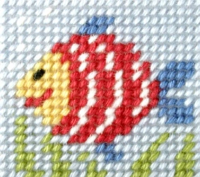 Haft. Moje pierwsze wyszywanie - Rybka - Anex-bis