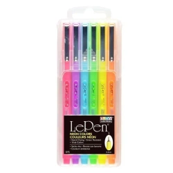 Cienkopisy Neon 6 kolorów - Marvy