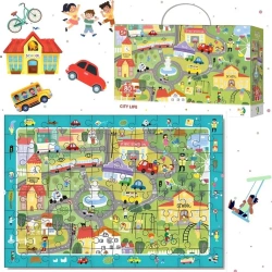 Puzzle obserwacyjne 80 Życie w mieście - Dodo