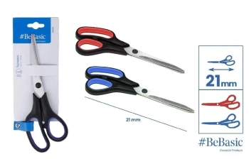 Nożyczki 21cm MIX - BeBasic
