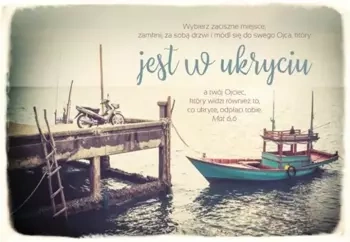 A Kartka składana - Wybierz zaciszne - Szaron