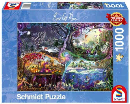 Puzzle 1000 PQ Rose Cat Khan Portal Czterech pór roku 111729 - Schmidt Puzzle