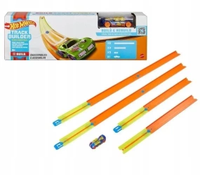 Hot Wheels Track Builder Zestaw torów + autko - Mattel