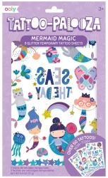 Tatuaże zmywalne Tattoo Palooza - Syrenki - Kolorowe Baloniki