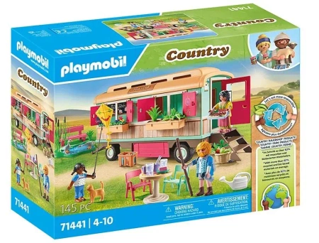 Zestaw z figurkami Country 71441 Przytulna kawiarenka w wagonie - Playmobil