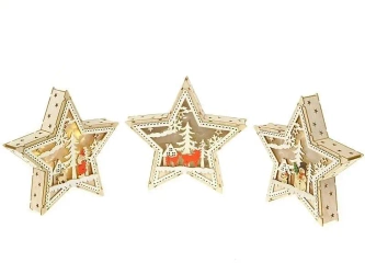 Lampka ledowa z motywem świątecznym MIX - Adar