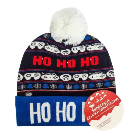 Czapka LED Ho ho ho - MCD