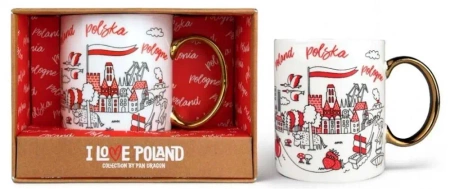 Kubek I love Poland City4-Polska - Pan Dragon