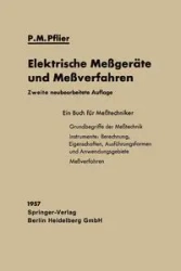 Elektrische Messgerate Und Messverfahren - Paul Martin Pflier