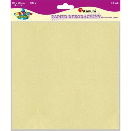 Papier dekoracyjny tłoczony centipede mix 10szt - Titanum