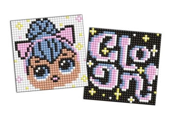 Diamentowa mozaika na magnes - LOL Surprise! Napis - Ideyka