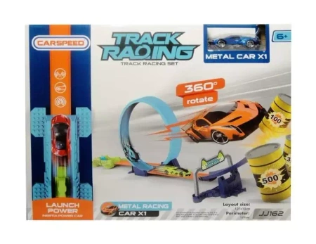 Tor z metalowym autem i wyrzutnią - SWEDE