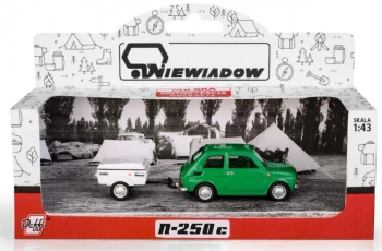 Fiat 126p + przyczepa Niewiadów Krótka zielony - Daffi