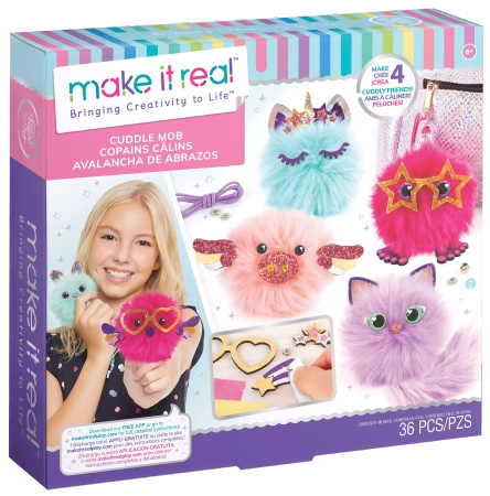Zestaw do tworzenia breloczków. Puszysty przyjaciel