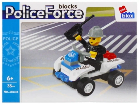 Klocki konstrukcyjne Policja ALLEBOX - AlleBlox