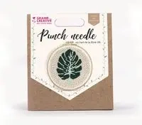 Zestaw Punch Needle Liść Monstery Graine Creative - Stepp Sp.z.o.o