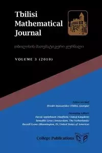 Tbilisi Mathematical Journal Volume 3 (2010) - Inassaridze Hvedri