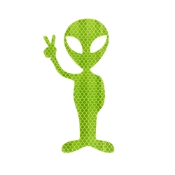 Naklejka odblaskowy UFOludek - Arpex