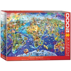 Puzzle 2000 Crazy World 8220-5343 - Eurographics