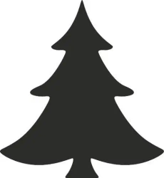 Dziurkacz ozdobny duży 25mm Choinka - Heyda