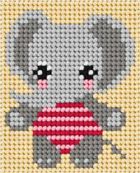 Haft. Moje pierwsze wyszywanie - Słonik - Anex-bis