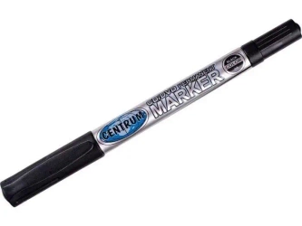 Marker permanentny DVD/CD czarny (12szt) - Centrum