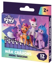 Kredki świecowe okrągłe My Little Pony 8/90 mm 12 kolorów - ASTRA art-pap