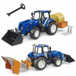 BRUDER New Holland TS.120 z ładowaczem 02187