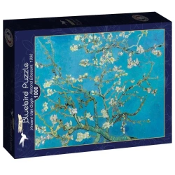 Puzzle 1000 Kwitnące drzewo migdałowca Vincent van - Bluebird Puzzle