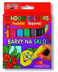 Farby witrażowe 10,5ml 5 kolorów + 2 kontury - Koh-I-Noor